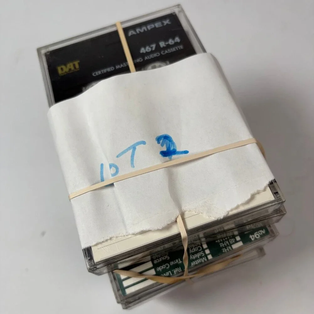 Lot of 14 DAT Digital Audio Tapes Mixed Brands Used Ampex Sony TDK Maxell BASF
